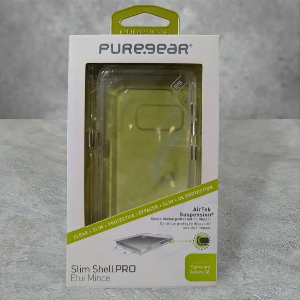 Q1. PureGear Slim Shell Pro for Samsung Galaxy S8 -‎ Clear